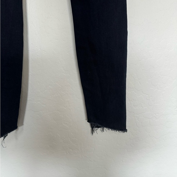 MOTHER Women's Skinny Jeans - Dark Blue - Picture 8 of 14